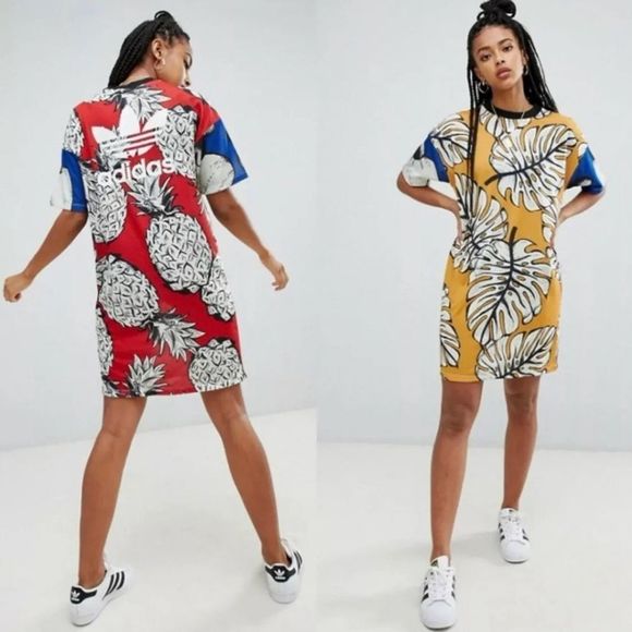 adidas Originals Dresses & Skirts - Adidas x FARM Tshirt Dress